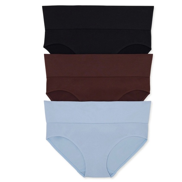 Destination Maternity Seamless Foldover Bikini‎ Panty, 3-Pack, Size Large NEW - Picture 2 of 7